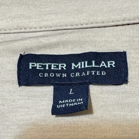 Peter Millar Merlot Crown Crafted 1/4-Zip Men’s Pullover Size Large - Picture 7 of 12